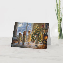 Ein gemütlicher Weihnachtsabend Karte