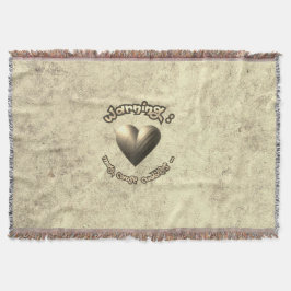 Ein gemütliches Geschenk direkt aus dem Herzen Decke