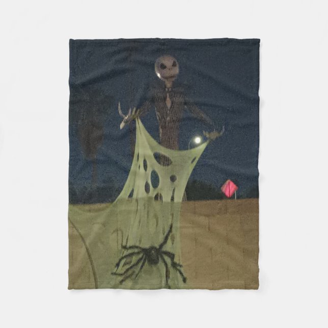 ein gemütliches Halloween  Fleecedecke (Vorderseite)