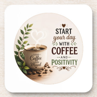 Ein gemütliches, kaffeeorientiertes getränkeuntersetzer