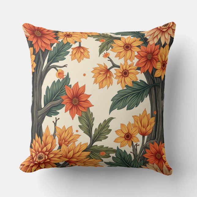 Ein gemütliches Kissen mit Herbstgefühl. (Vorderseite)