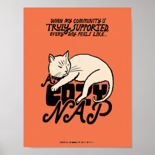 Ein gemütliches Nickerchen Poster