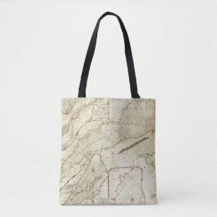 Ein genaues Diagramm des Flusses St Lawrence