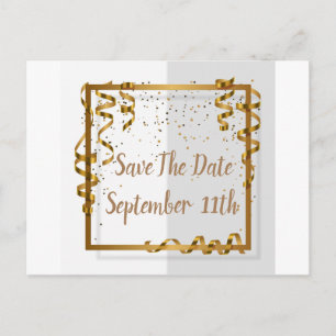 Ein generischer Save the Date Postkarte