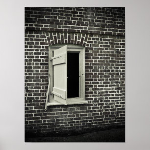 Ein geöffnetes Fenster Poster