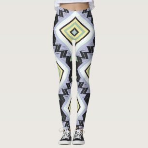 ein geometrisches Muster Leggings