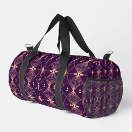 Ein geometrisches Muster mit Diamantformen Duffle Bag