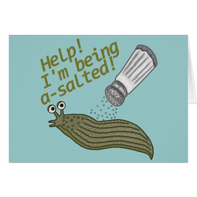 Ein gesalzener Schneckenpuffer (Vorderseite (Horizontal))