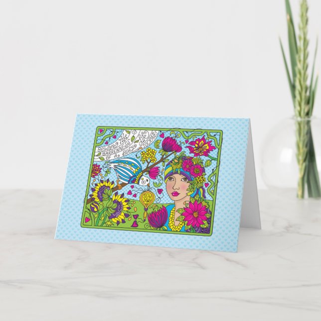 Ein geschäftiges Leben Karte (Vorderseite)