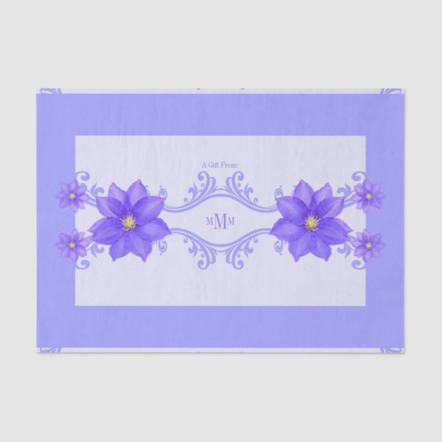 Ein Geschenk aus Ihrem ersten Gewebepapier Seidenpapier (Vorderseite)