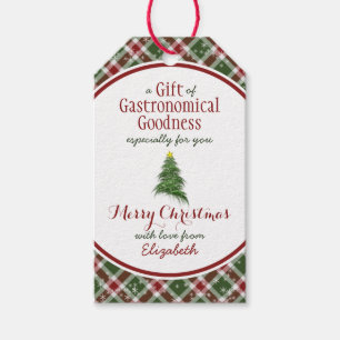 "ein Geschenk der gastronomischen Güte" Geschenkanhänger