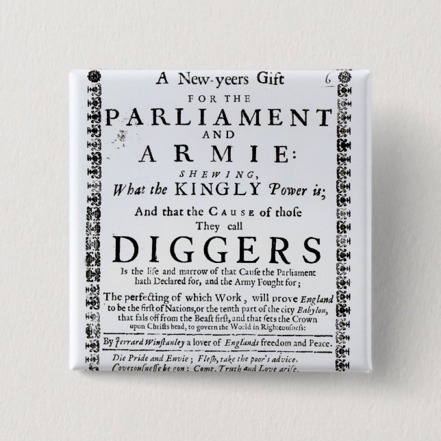 Ein Geschenk des neuen Jahres Button (Vorderseite)