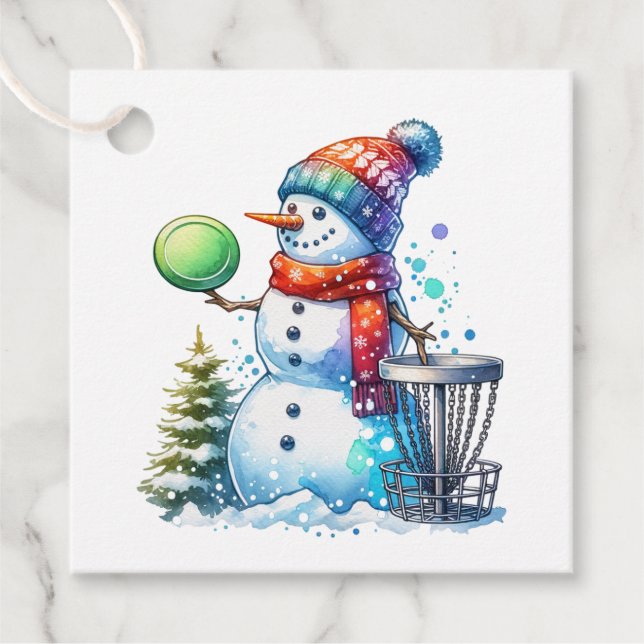 Ein Geschenk für dich | Disk Golf Geschenkanhänger (Vorderseite)