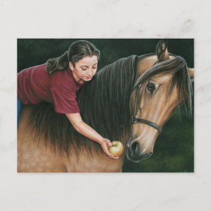 Ein Geschenk für die Sonnige Morgan Horse Art Postkarte