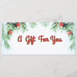 Ein Geschenk für Ihr Geld / Zertifikat Retro Gesch