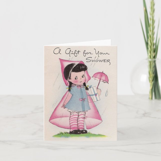 Ein Geschenk für Ihre Dusche Karte (Vorderseite)