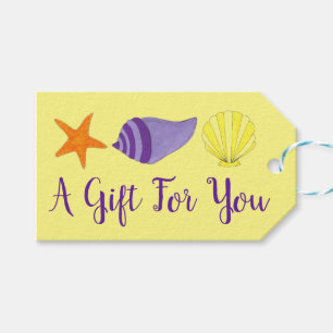 Ein Geschenk für Ihre Muschel Seashell Beach Ocean Geschenkanhänger
