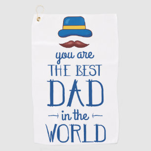 Ein Geschenk für jeden Golf liebenden Vater wird L Golfhandtuch