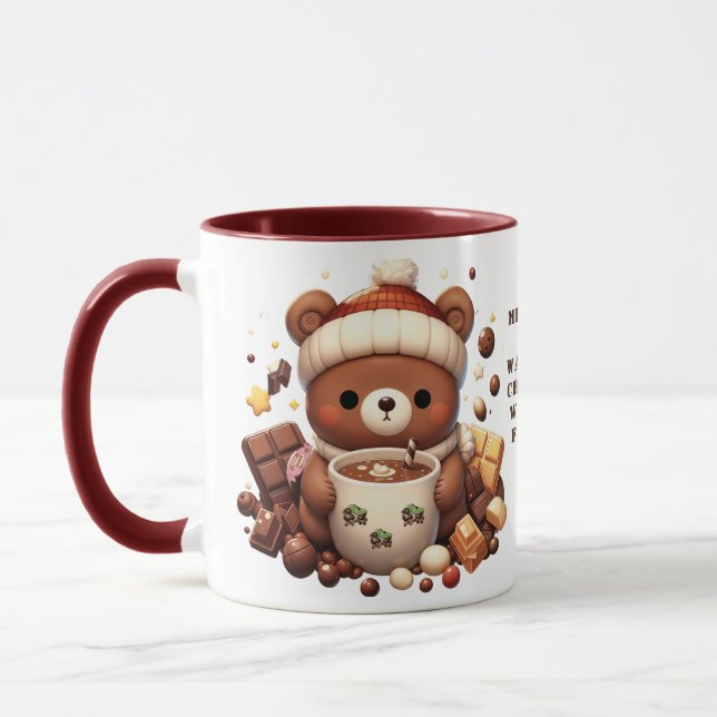 Ein Geschenk für Liebhaber heißer Schokolade Tasse (Links)