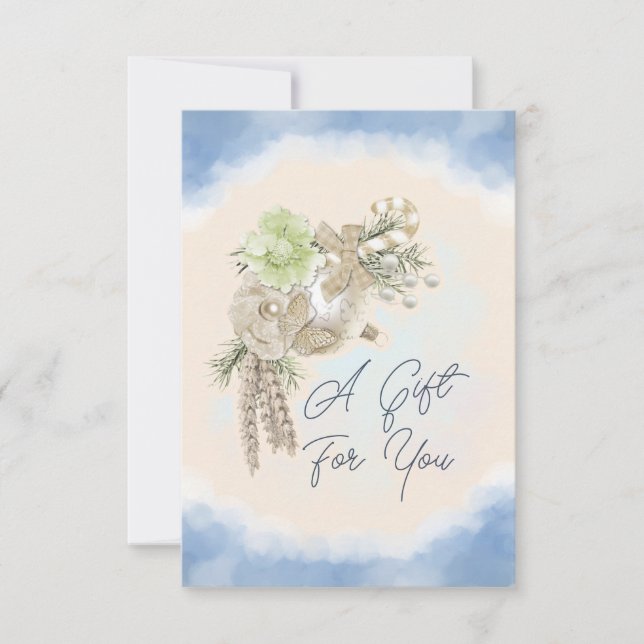 Ein Geschenk für Sie Ankündigung (Vorderseite)