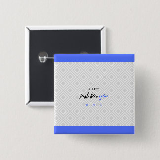 Ein Geschenk für Sie (blaue Version für ihn) Button