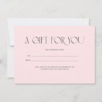 Ein Geschenk für Sie - Geschenkgutschein