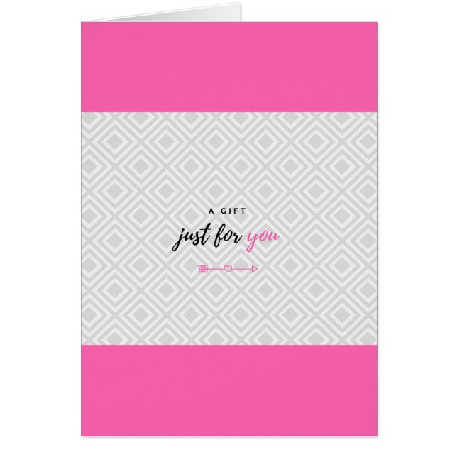 Ein Geschenk für Sie (rosa Version für sie) (Vorne)