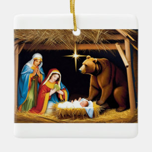 Ein Geschenk Gottes Keramikornament