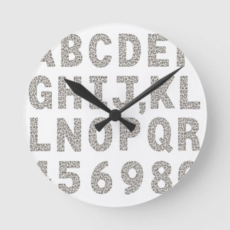 Ein Geschenk voller Aufrichtigkeit Runde Wanduhr