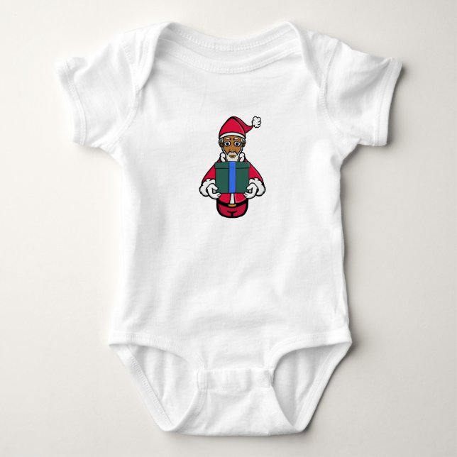 Ein Geschenk vom Weihnachtsmann Baby Strampler (Vorderseite)