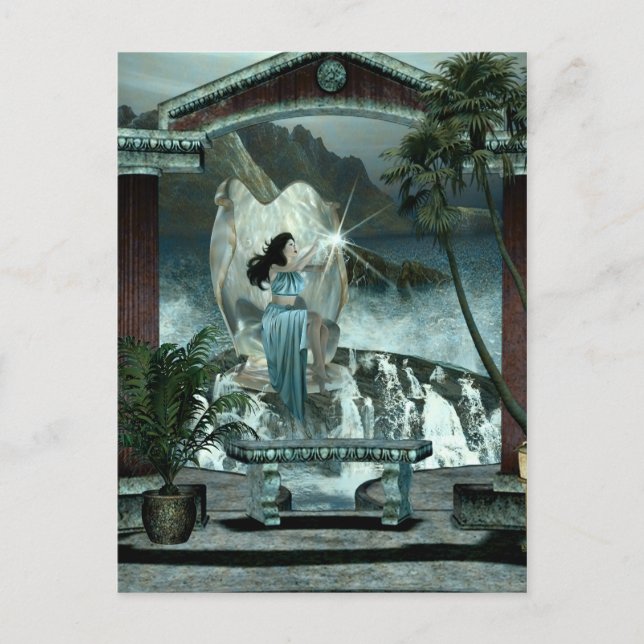 Ein Geschenk von Gods Fantasy 3D Postcard Postkarte (Vorderseite)