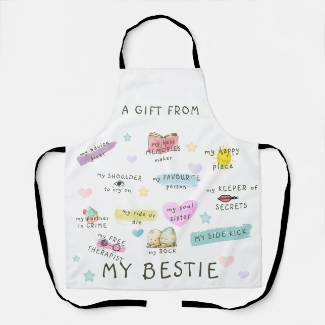 Ein Geschenk von meinen Bestie Schürze (Vorderseite)