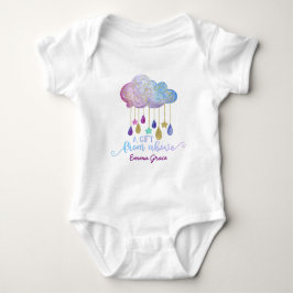 Ein Geschenk von oben Rainbow Cloud & Gold Baby Gi Strampler