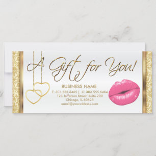 *Ein Geschenkgutschein Rosa Lipstick