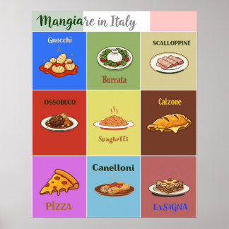 Ein Geschmack Italiens Poster