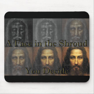 Ein Gesicht im Leichentuch Mousepad