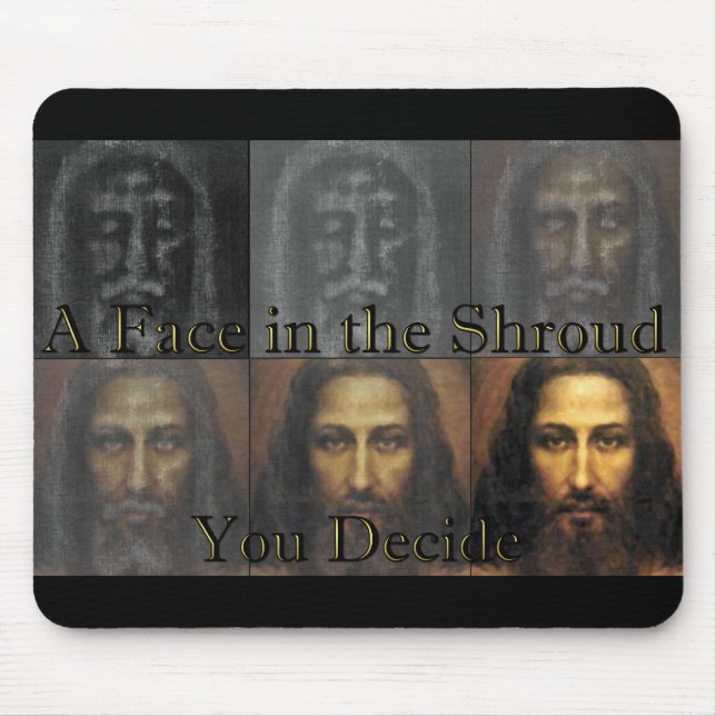 Ein Gesicht im Leichentuch Mousepad (Vorne)