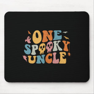 Ein gespitztes Onkel Groovy Halloween-Kostüm Mousepad