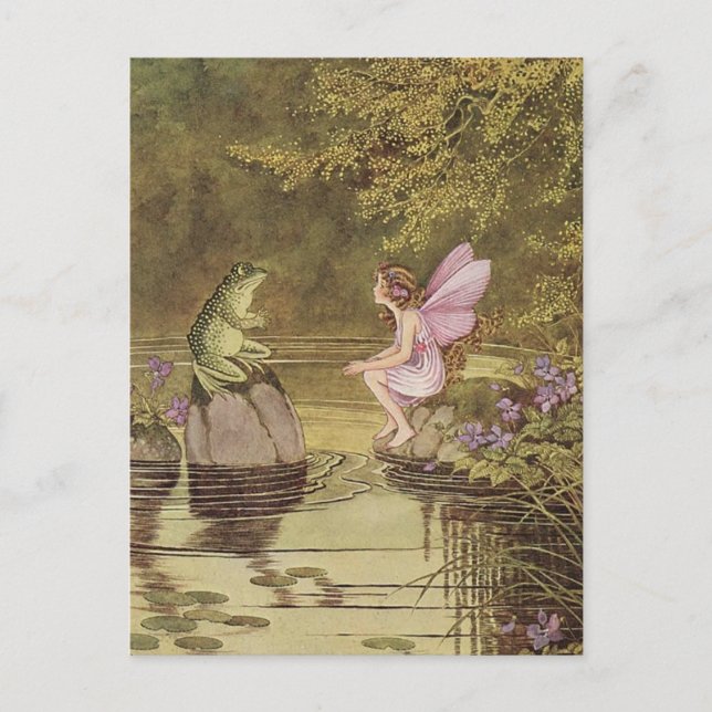 ein Gespräch. Postkarte (Vorderseite)