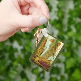 Ein gesunder Erntedank; Indischer Mais und Hystack Schlüsselanhänger