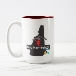 Ein gesunder Staat New Hampshire Reisebecher Zweifarbige Tasse