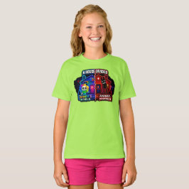 Ein geteiltes Haus - Roblox Dndys Wrld gegen Tierk T-Shirt