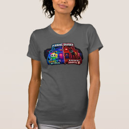 Ein geteiltes Haus - Roblox Dndys Wrld gegen Tierk T-Shirt