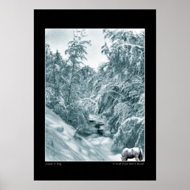 Ein Getränk aus den Hallen Brook Poster (Vorne)