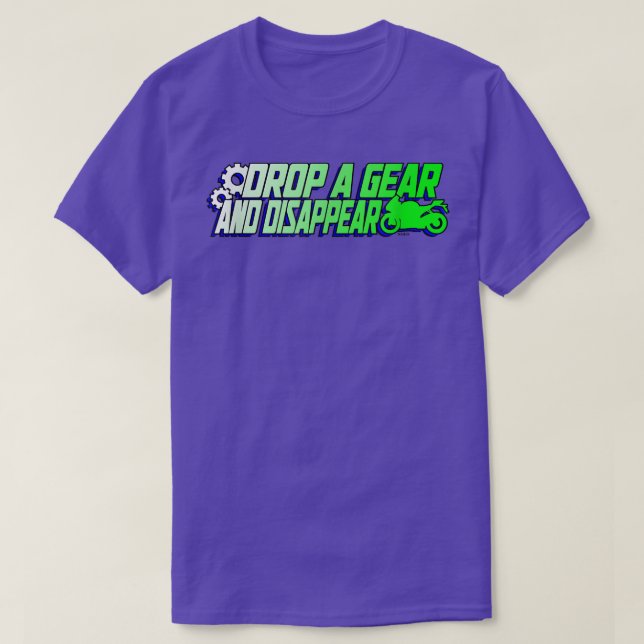 Ein Getriebe fallen lassen und verschwinden T-Shirt (Design vorne)