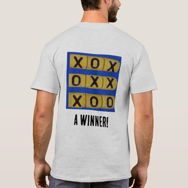 Ein Gewinner mit Jesus T-Shirt (Rückseite)