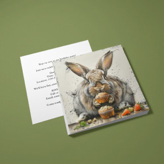 Ein gewisser Hase wird Eins - eine wunderliche Kan Einladung