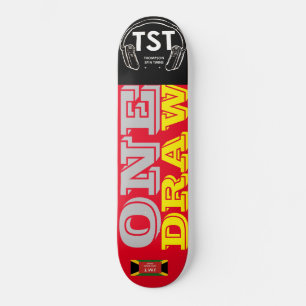 Ein GEZEICHNET Skateboard