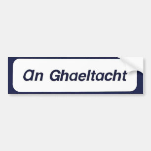 Ein Ghaeltacht Autoaufkleber