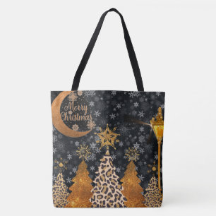 Ein glamouröser wilder Leopard-Weihnachten